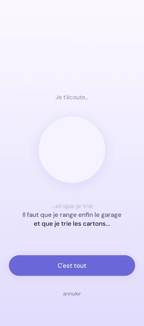 Hindigo screen — Voice